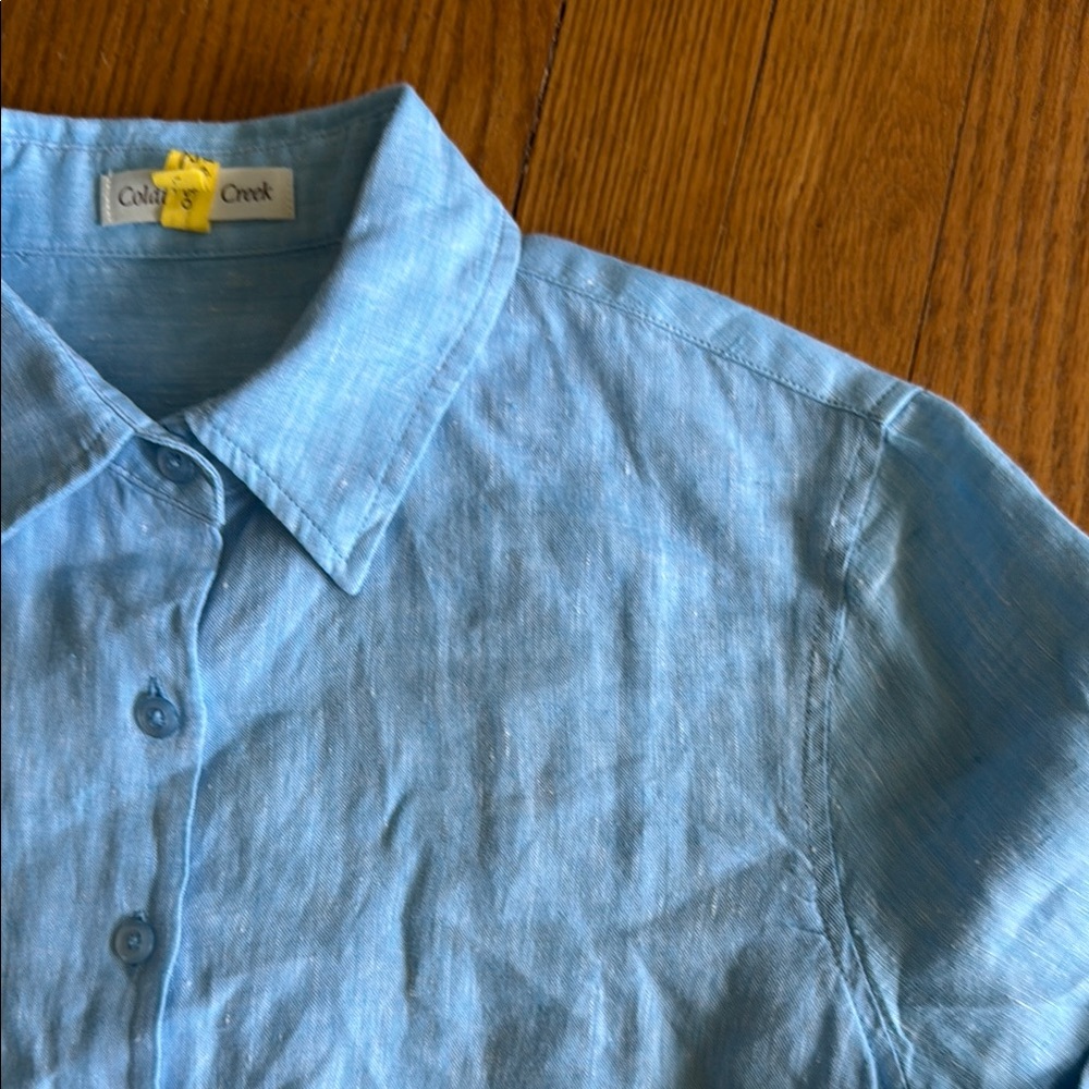 Coldwater Creek linen shirt